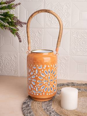 Tangerine Twilight Lantern 1