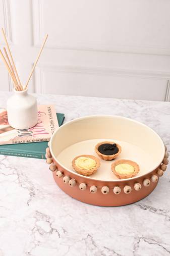 Beaded Starlight Platter cum Bowl