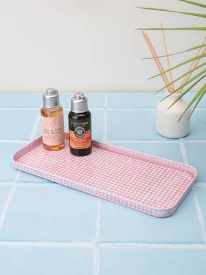 Blush Blossom Platter cum Organizer 1