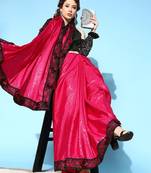 Riva enterprise women's rangoli silk saree with detachable sleeve fancy saree