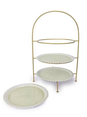 Minty Oasis Cake Stand 3