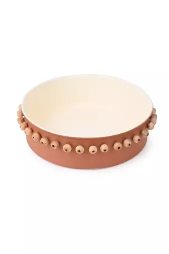Beaded Starlight Platter cum Bowl
