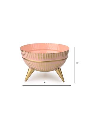 Rose Quartz Footed Bowl 4