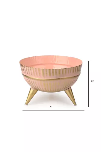 Rose Quartz Footed Bowl