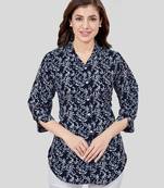 Saree swarg crepe printed short kurti