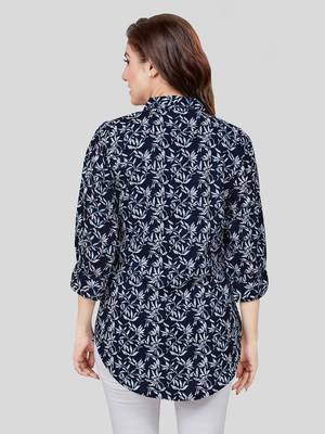  crepe printed short kurti 2