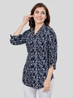  crepe printed short kurti 3
