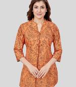 Saree swarg crepe printed short kurti