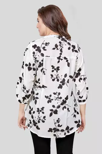 Saree swarg crepe printed short kurti