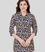 Saree swarg crepe printed short kurti