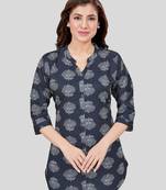 Saree swarg crepe printed short kurti