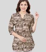 Saree swarg crepe printed short kurti