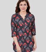 Saree swarg crepe printed short kurti