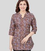 Saree swarg crepe printed short kurti