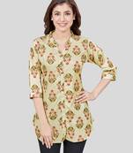 Saree swarg crepe printed short kurti