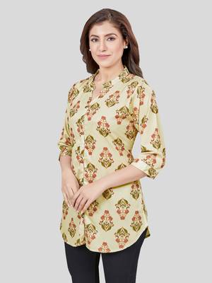  crepe printed short kurti 3