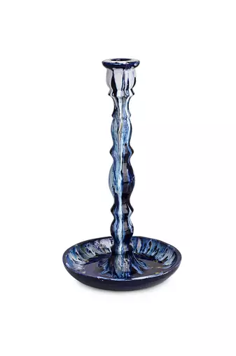 Sapphire Shine Candle Holder