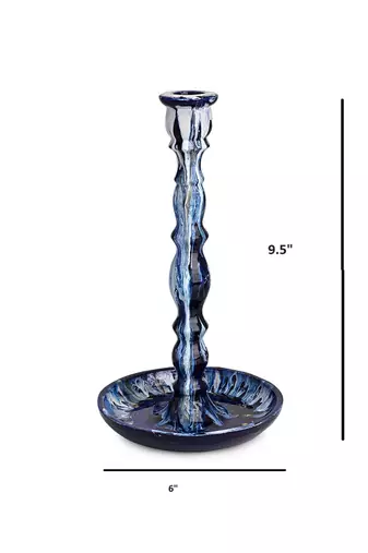 Sapphire Shine Candle Holder