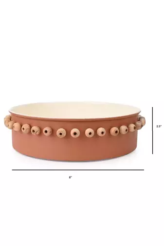 Beaded Starlight Platter cum Bowl