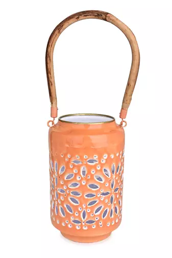 Tangerine Twilight Lantern