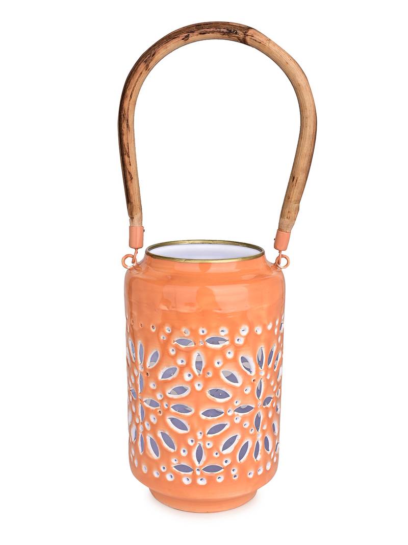 Tangerine Twilight Lantern