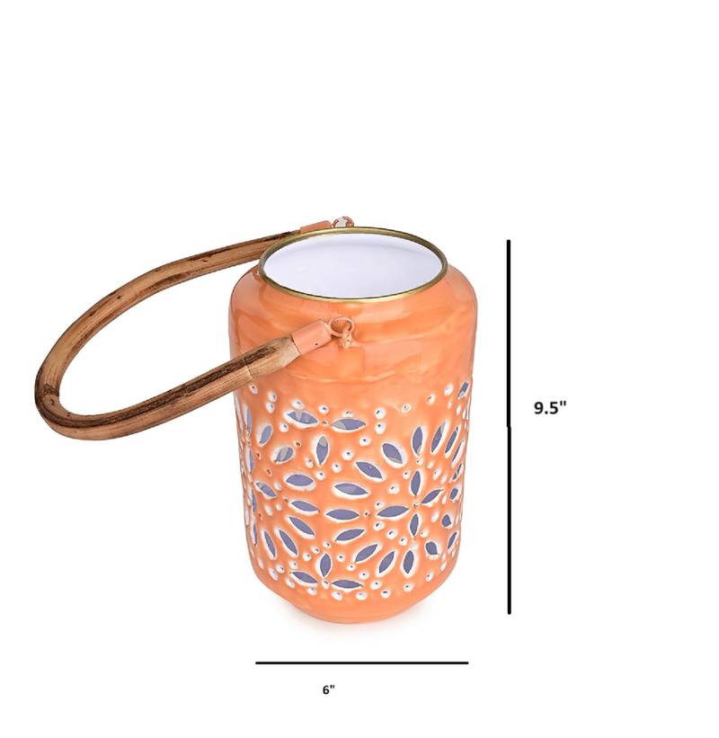 Tangerine Twilight Lantern