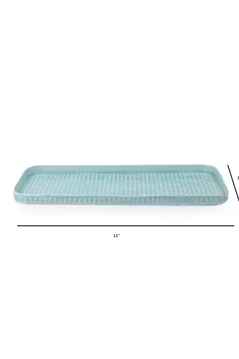 Aqua Glisten Platter cum Organizer