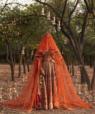 Rust Lehengas 4