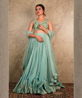 Blue Lehengas 1