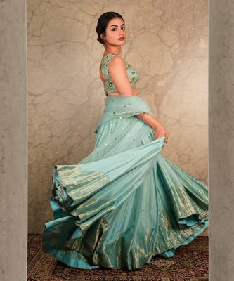 Blue Lehengas 2