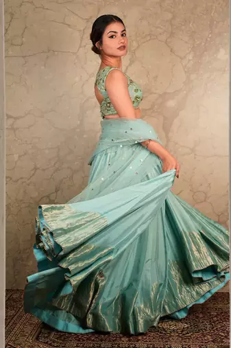 Blue Lehengas
