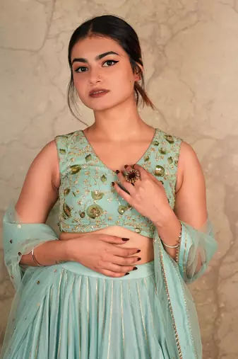 Blue Lehengas