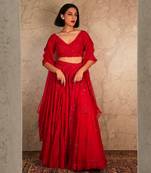 Red Lehengas