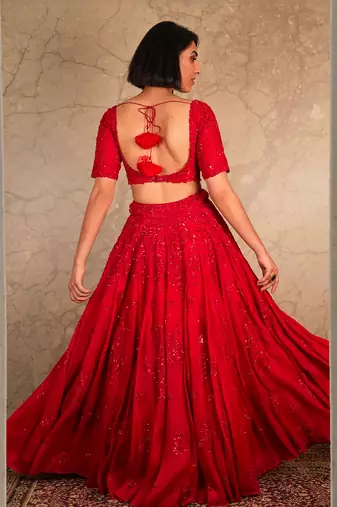 Red Lehengas
