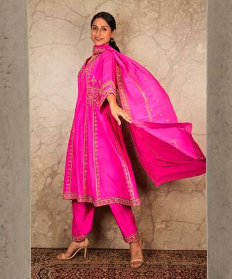 Fuchsia Kurta Sets 2