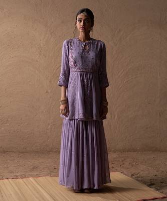 Lilac Skirt Sets 1