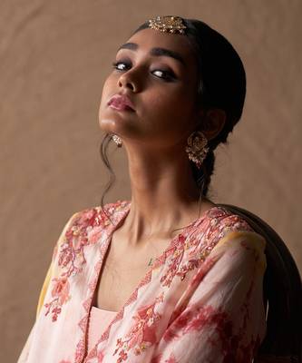 salmon Kurta Sets 3