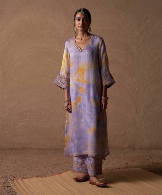Lilac Kurta Sets 2