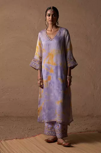 Lilac Kurta Sets