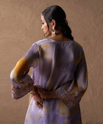 Lilac Kurta Sets 4