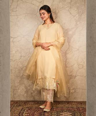 Yellow Kurta Sets 4