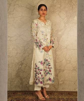 Cream Kurta Sets 1