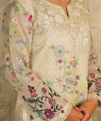 Cream Kurta Sets 2