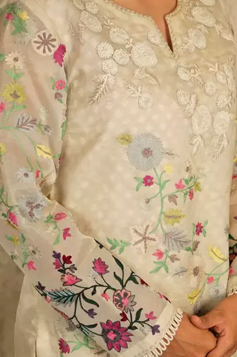 Cream Kurta Sets