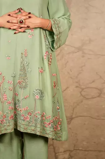 Green Kurta Sets