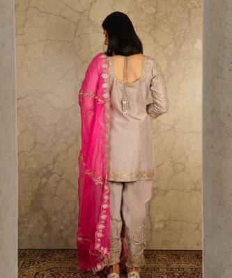 Purple Kurta Sets 3