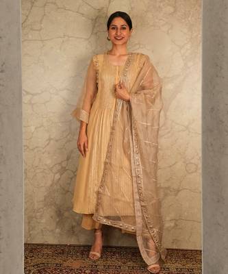 Champagne Kurta Sets 1