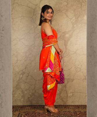 Orange Kurta Sets 2