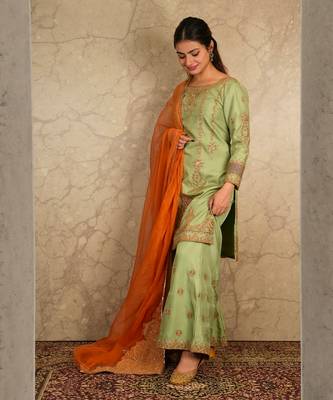 Green Kurta Sets 1