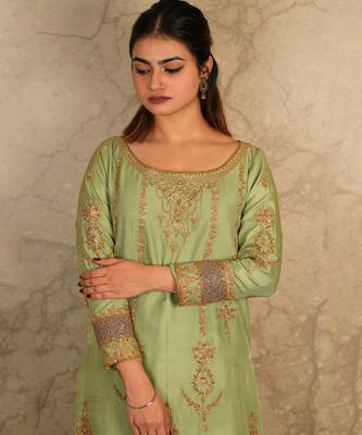 Green Kurta Sets 3